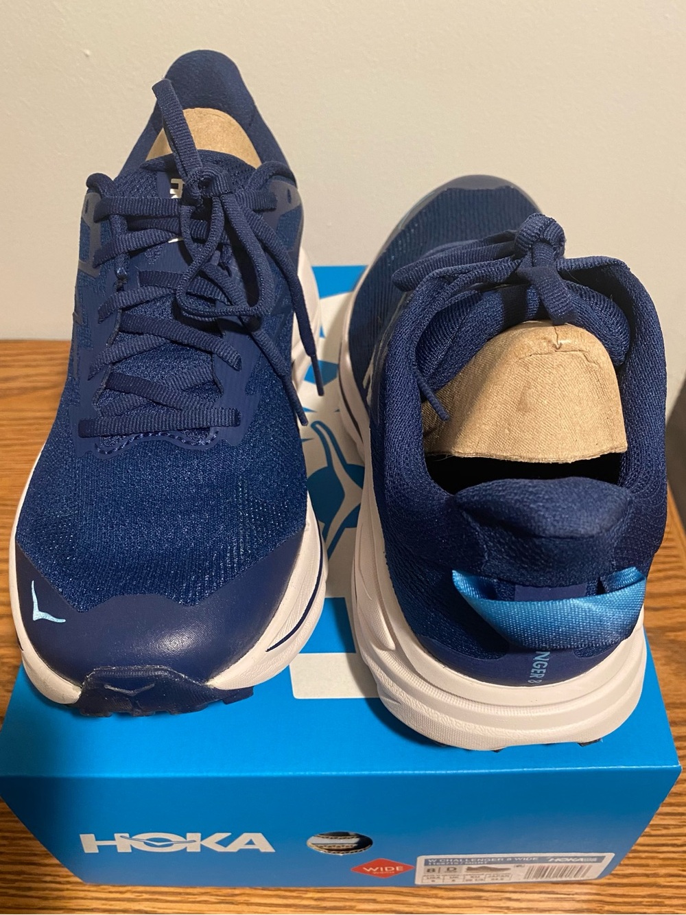 Hoka Women’s Navy Blue Athletic Running Shoes - Picture 5 of 7